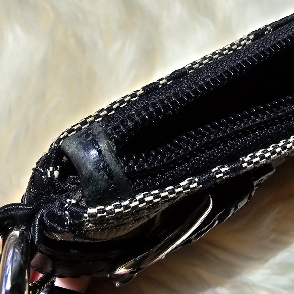 Coach Signature Monogram Wristlet Wallet - Picture 6 of 9